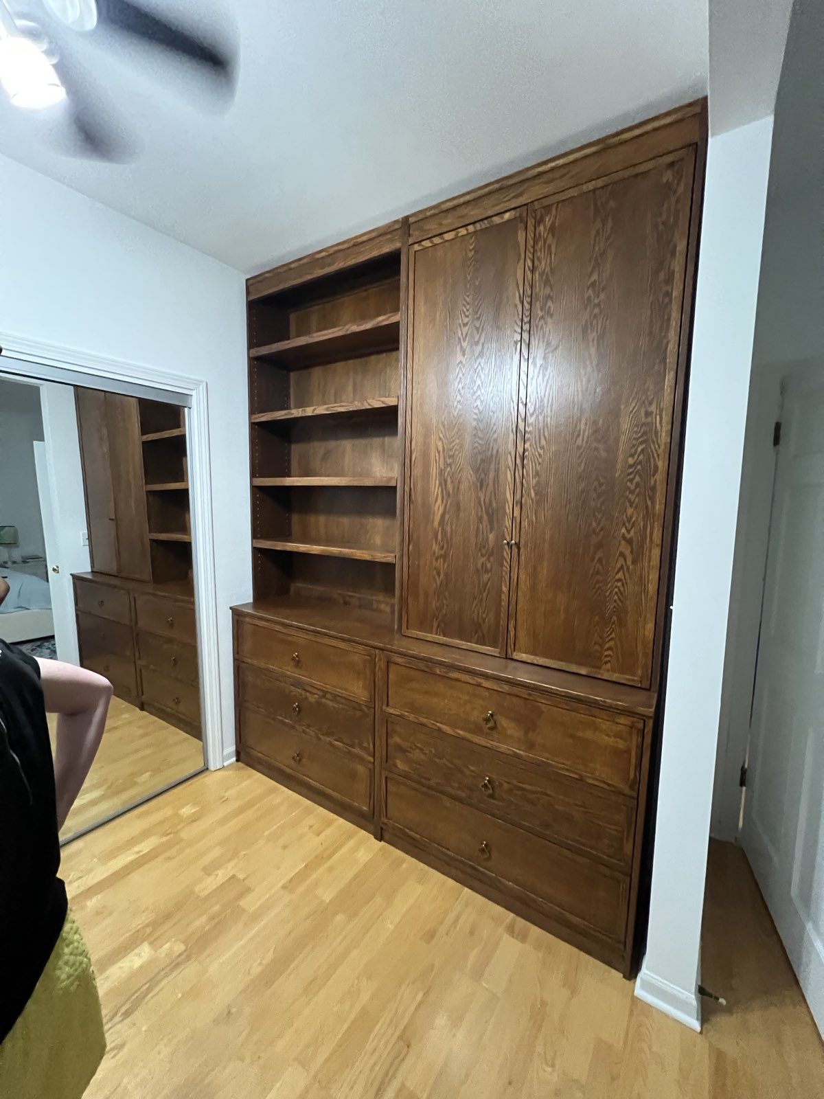 Dresser and Shelving Built-In