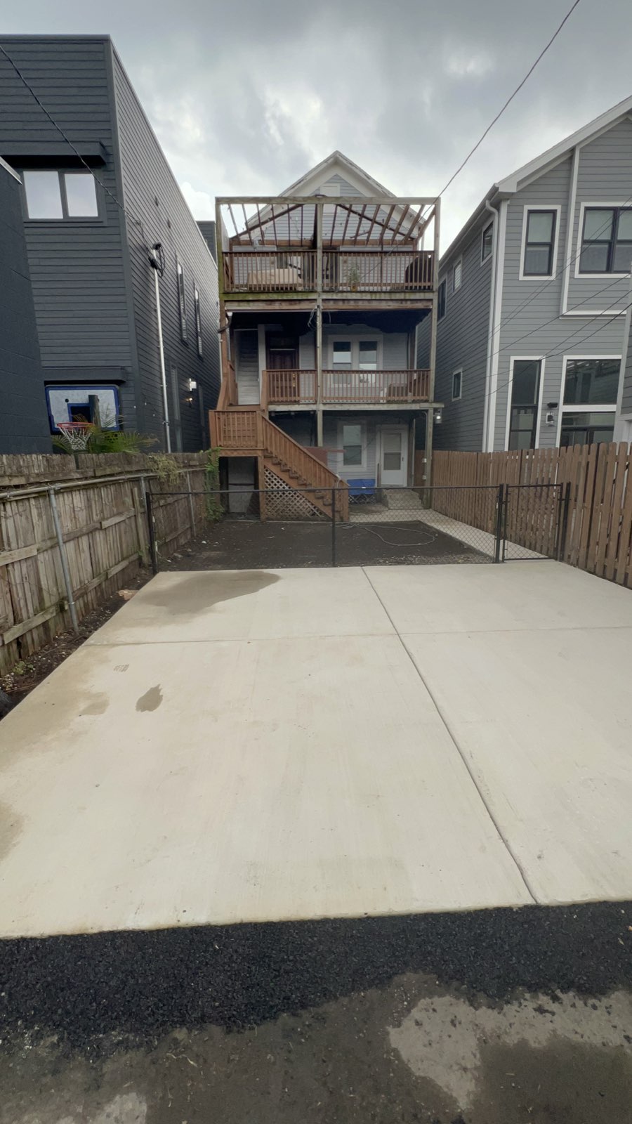 Backyard Concrete Patio